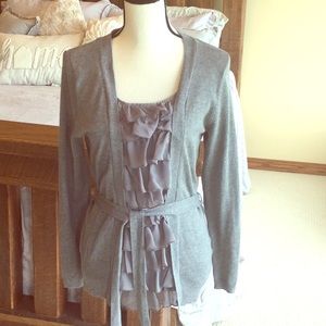 Gray Joseph A ruffle cardigan